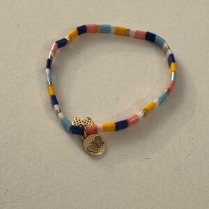 Colorful Beaded Butterfly Charm Bracelet Alex & Ani OC25